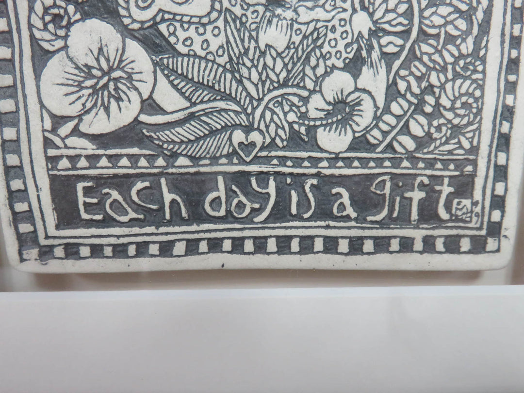 Original Painted Tile by Marsha McCarthy