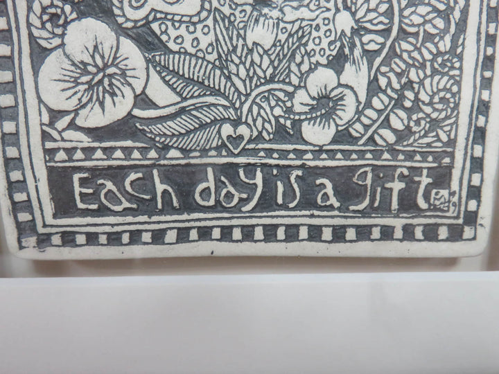 Original Painted Tile by Marsha McCarthy