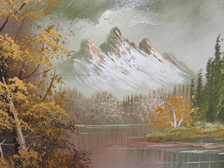 Autumn Scene Signed Painting