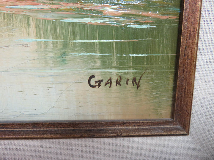 Autumn Scene Signed Painting