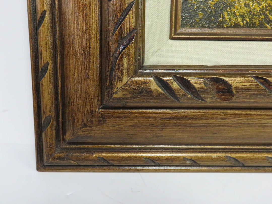 Autumn Scene Signed Painting