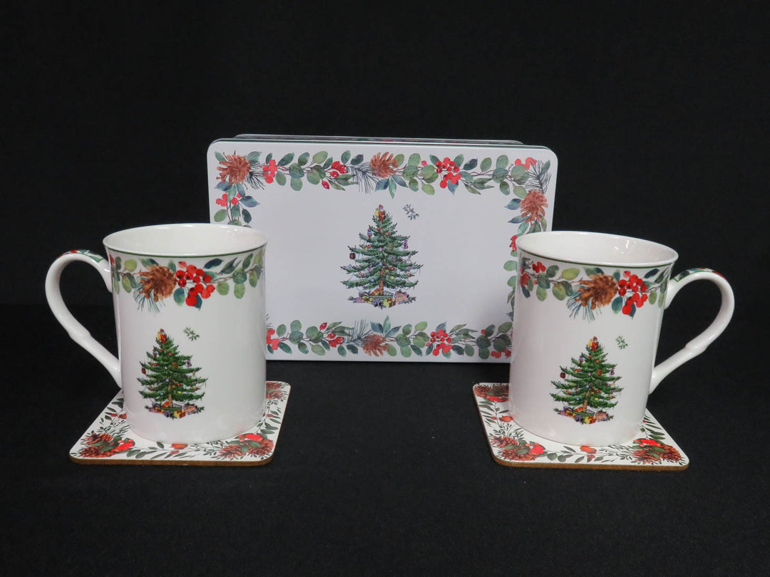 Spode Mug and Tin Set