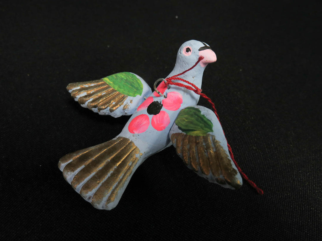 Folk Art Bird Ornaments