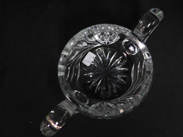 Cutglass Sugar Bowl with Handles