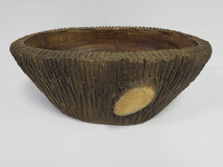 Decorative Brown Clay Bowl