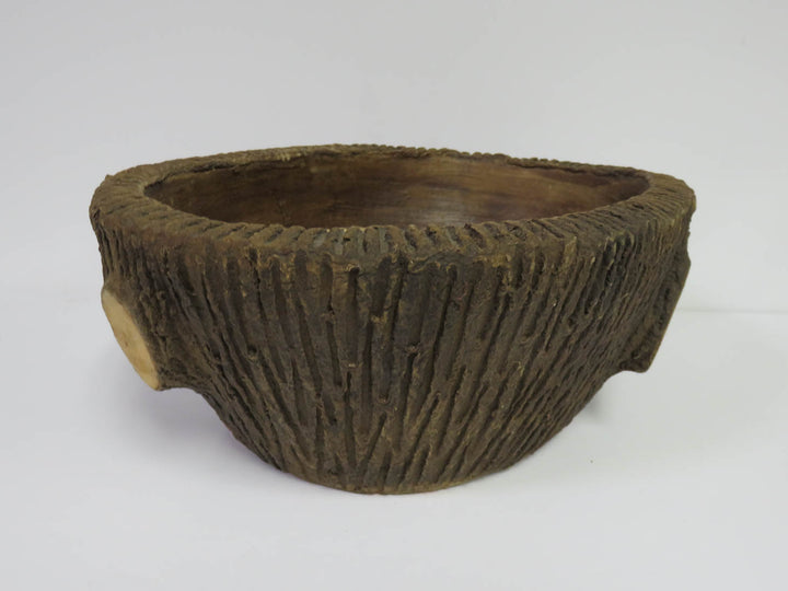 Decorative Brown Clay Bowl