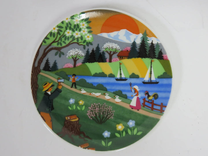 Mini Plates with Season Patterns