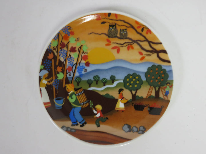 Mini Plates with Season Patterns