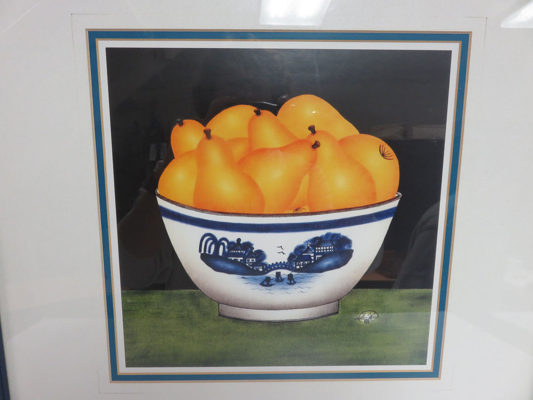 Bowl of Pears Print