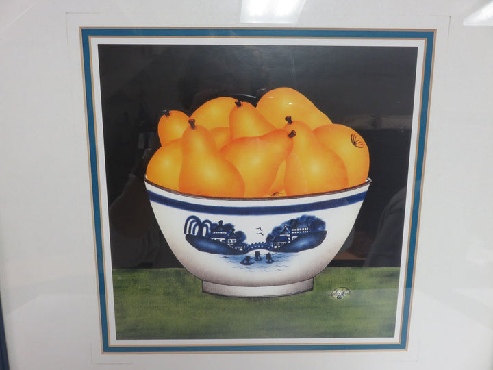 Bowl of Pears Print