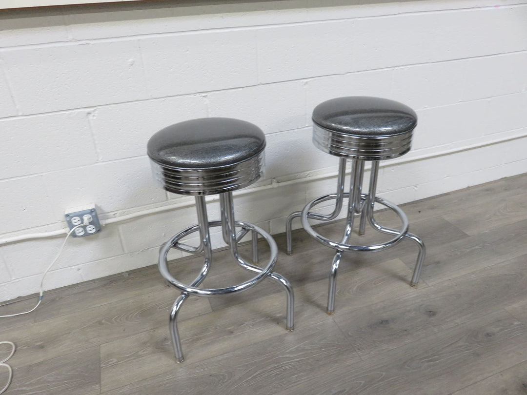 Pair of Retro Diner Counter Stools