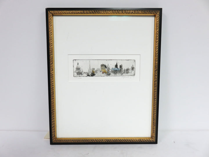 The Towers in Paris Signed Print
