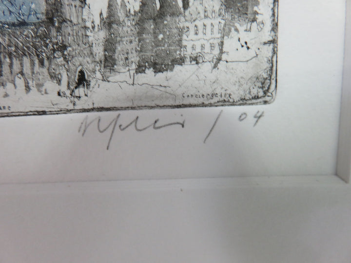 The Towers in Paris Signed Print