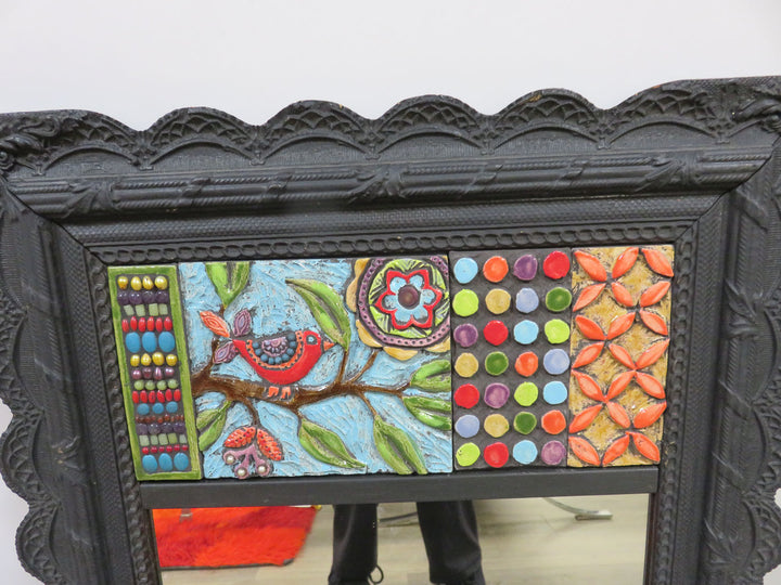 Artisan Crafted Signed Mirror