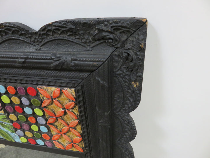 Artisan Crafted Signed Mirror