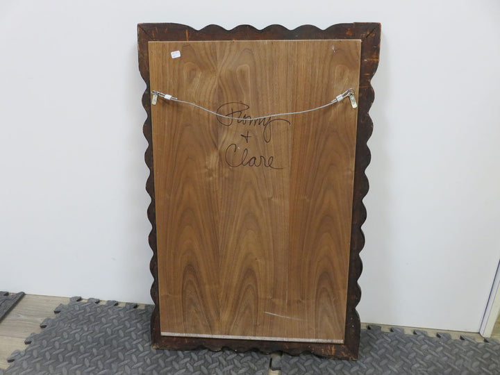 Artisan Crafted Signed Mirror