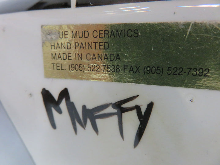 Hand Painted Triangular Vase