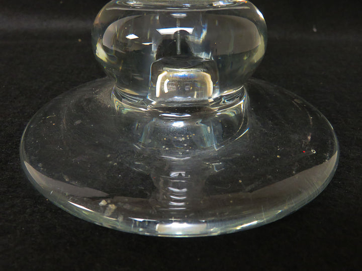 Candlestick Clear Vase