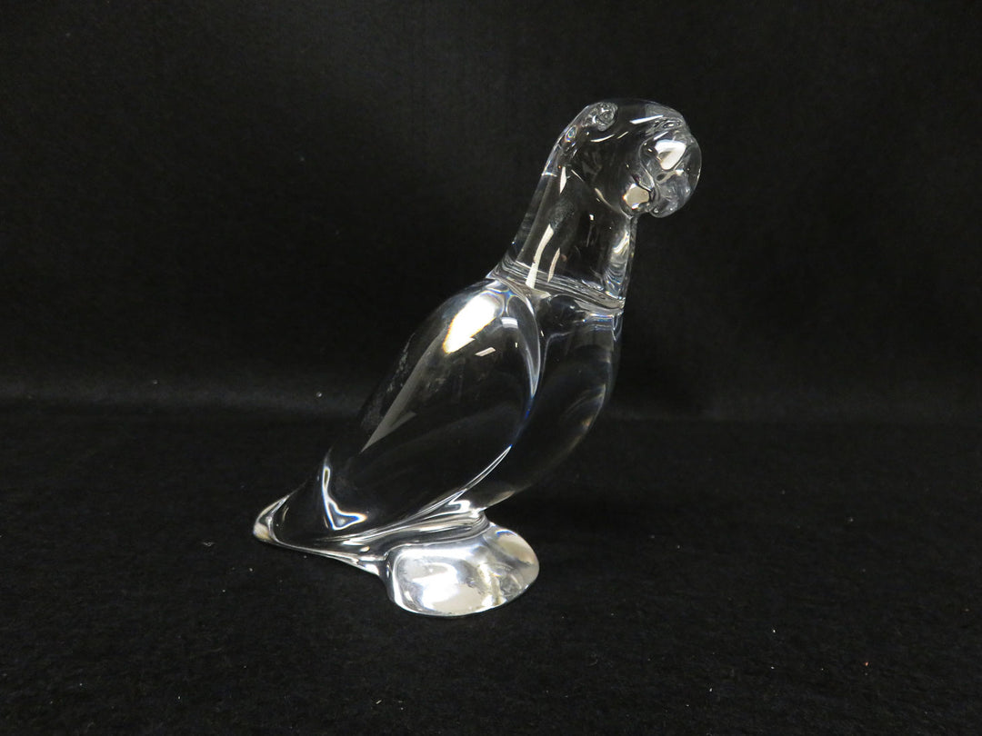 Baccarat Parrot Figurine