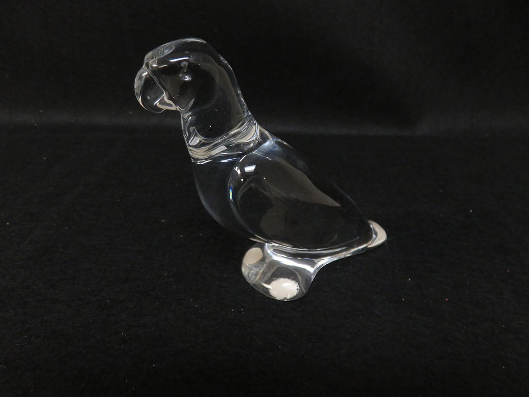 Baccarat Parrot Figurine