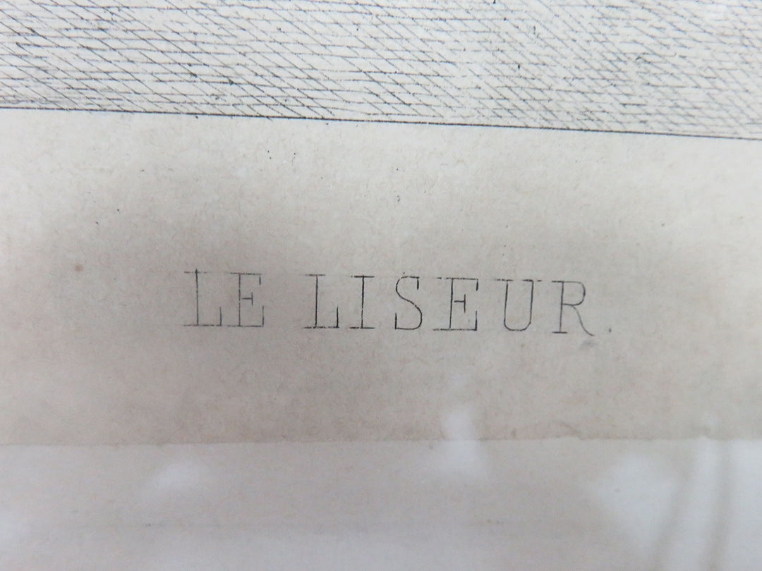 "Le Liseur" Etching