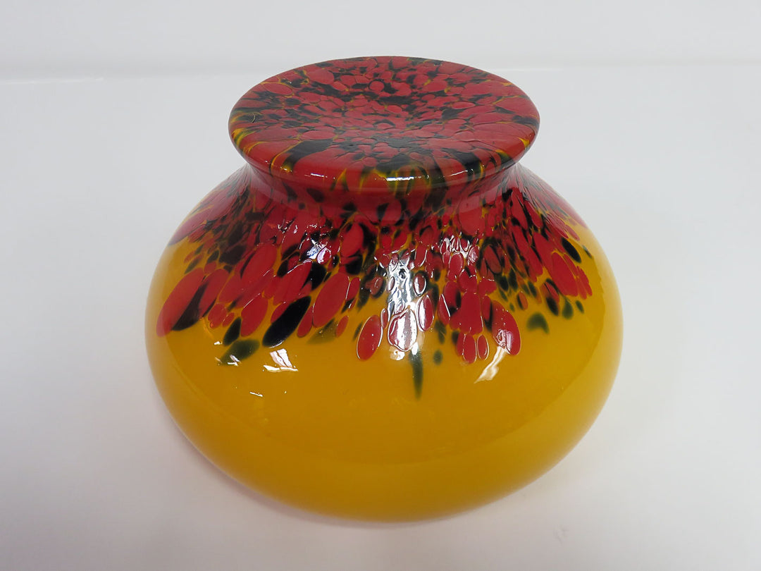 Round Art Glass Vase