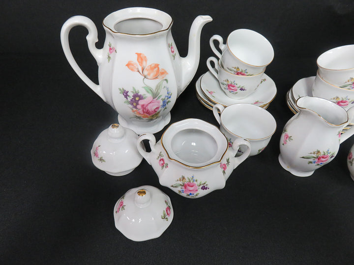 Bouquet Design Tea Set