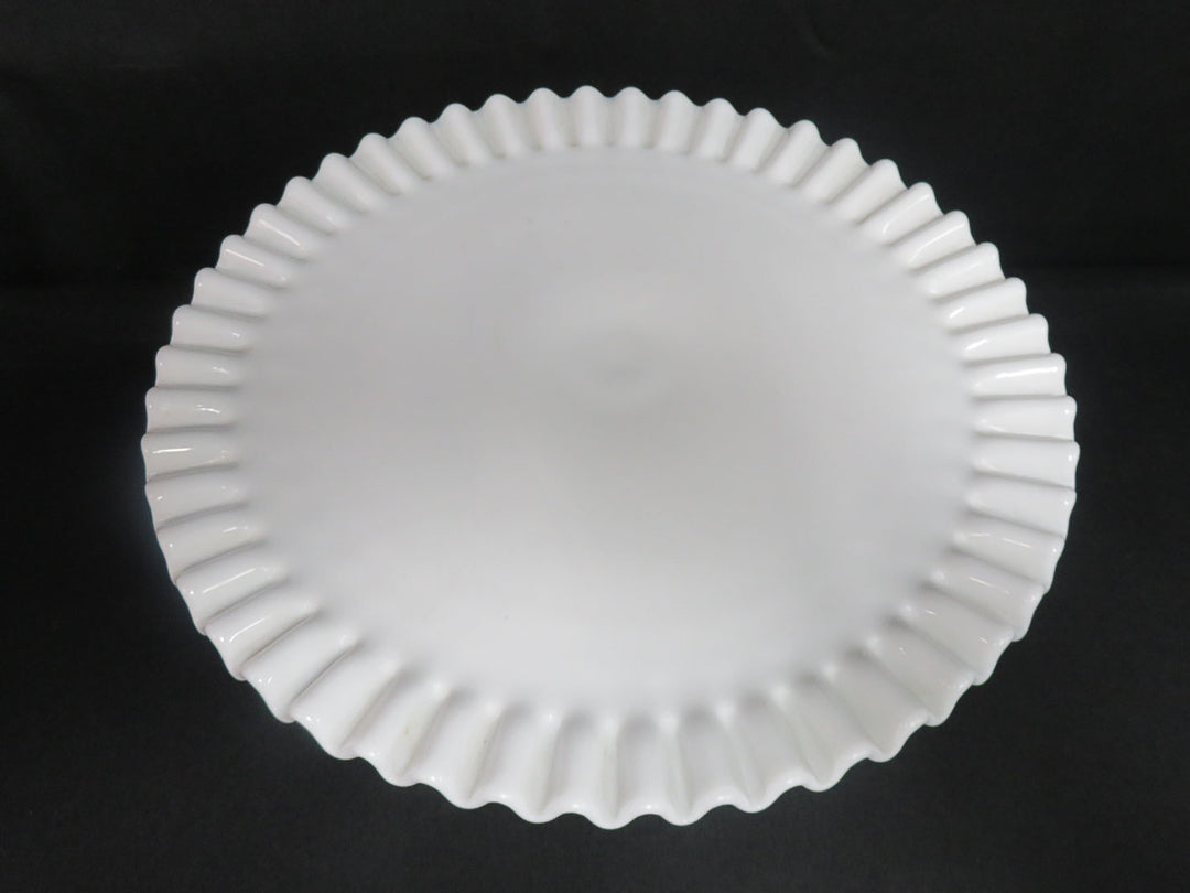 Milk Glass Cake Stand