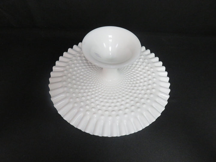 Milk Glass Cake Stand