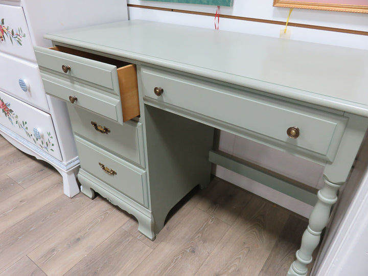 Sage Green Desk and Chair