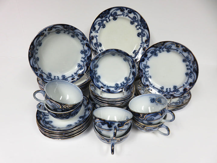 Royal Staffordshire Flow Blue China Set