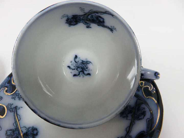 Royal Staffordshire Flow Blue China Set