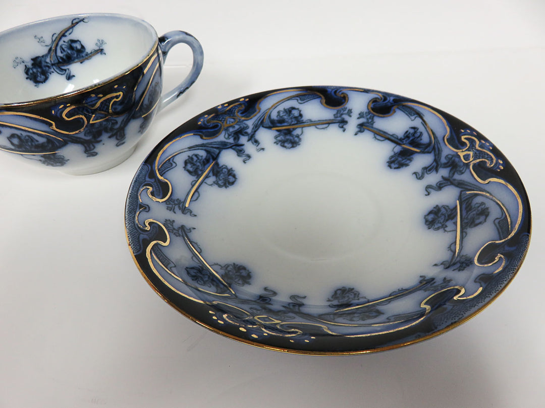 Royal Staffordshire Flow Blue China Set