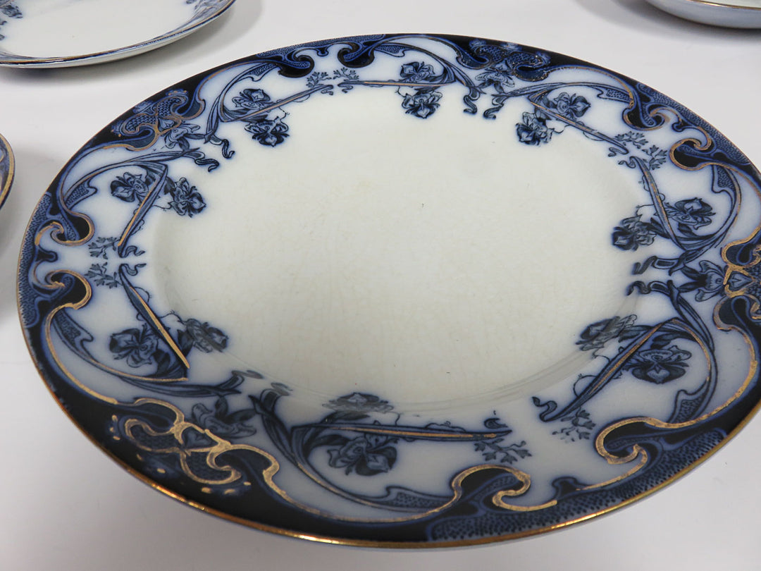 Royal Staffordshire Flow Blue China Set