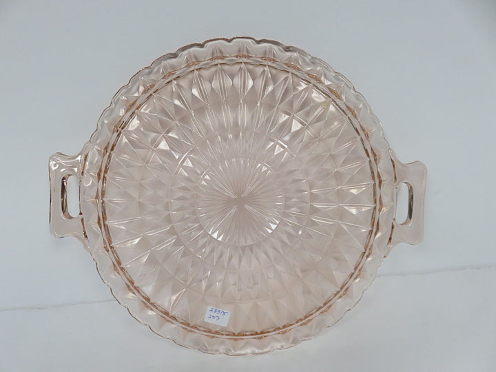 Depression Glass Serving Plate