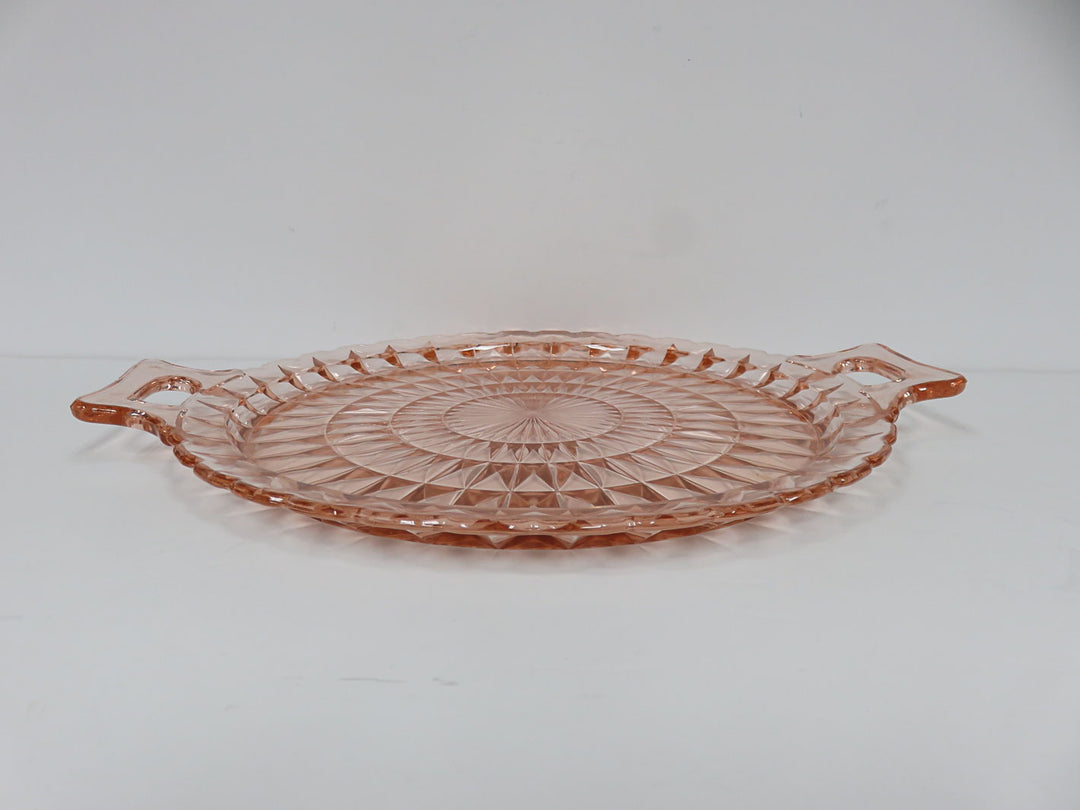 Depression Glass Serving Plate