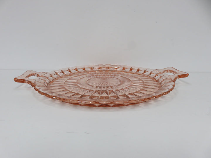 Depression Glass Serving Plate