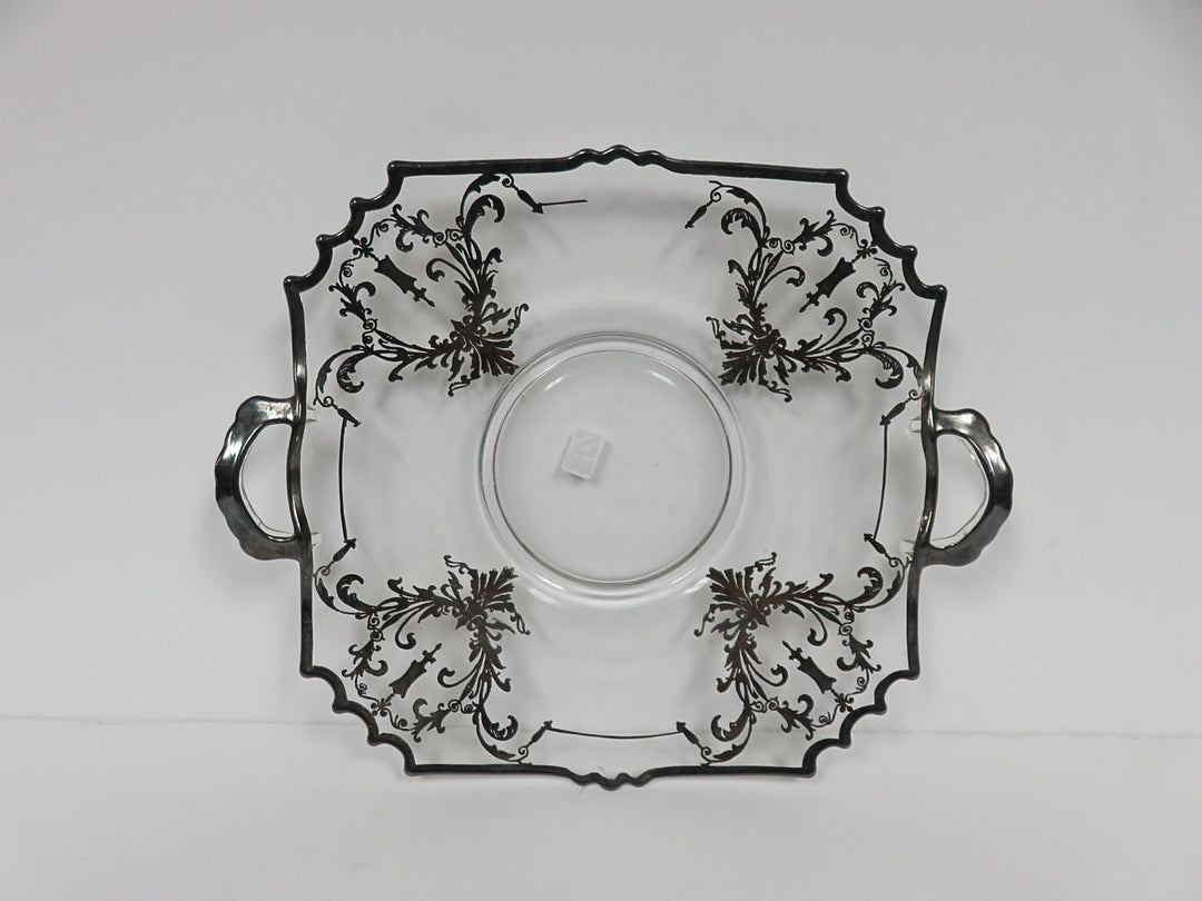 Silver Overlay Serving Plate