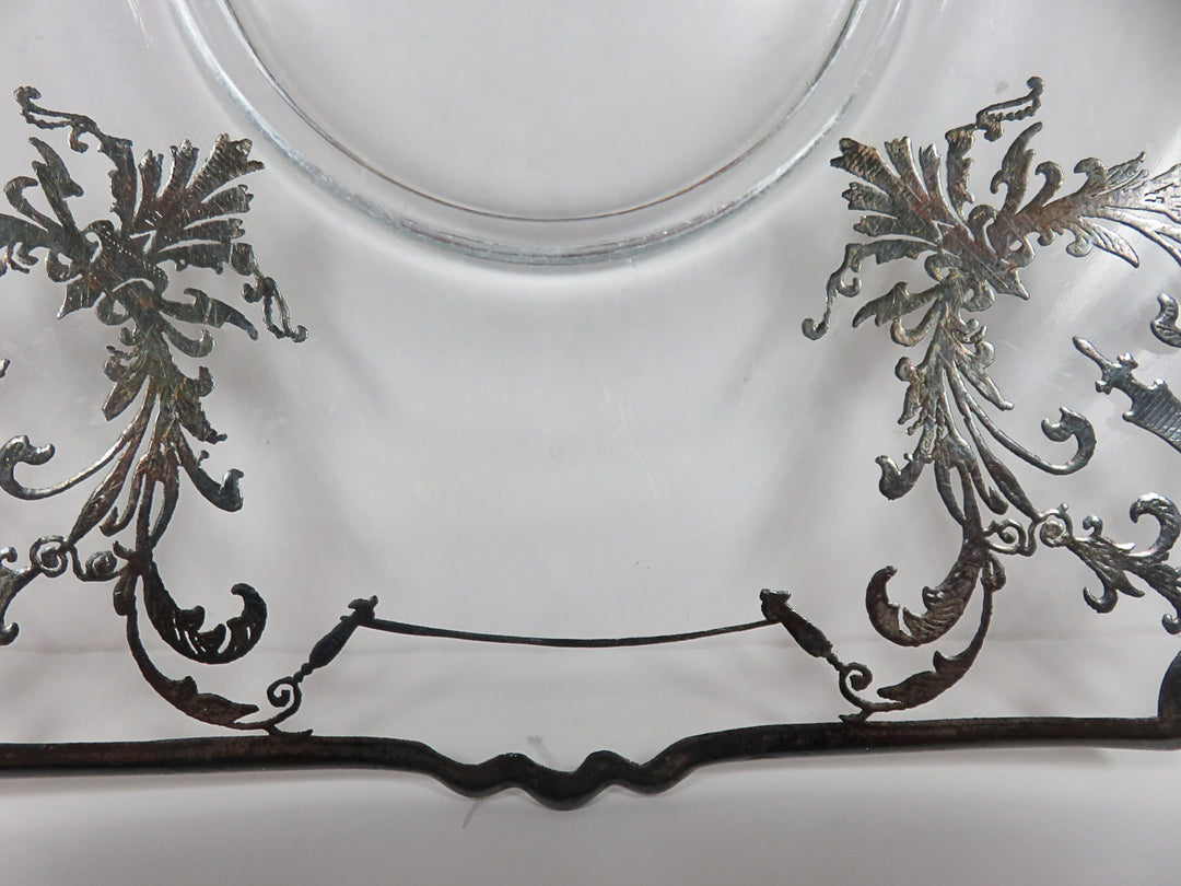 Silver Overlay Serving Plate