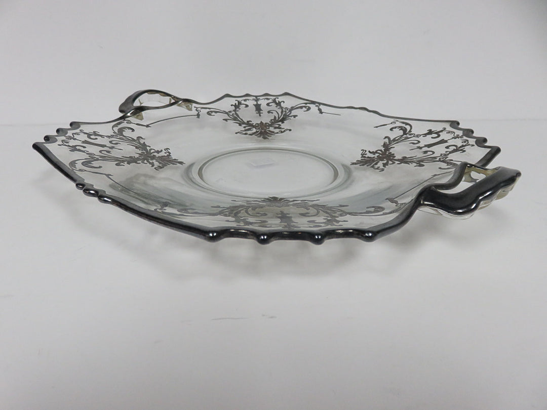 Silver Overlay Serving Plate