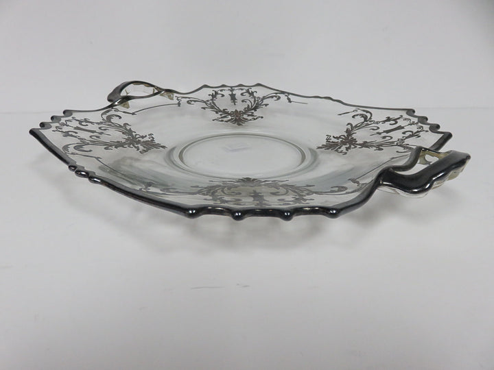 Silver Overlay Serving Plate