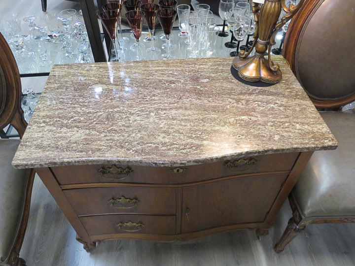 Marble Topped Cabinet