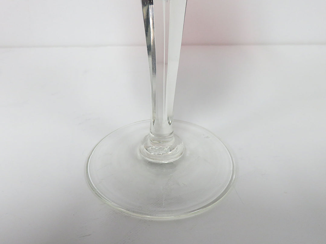 Cut to Clear Ruby Wine Glasses