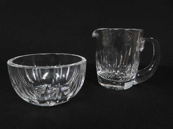Cut Crystal Cream & Sugar
