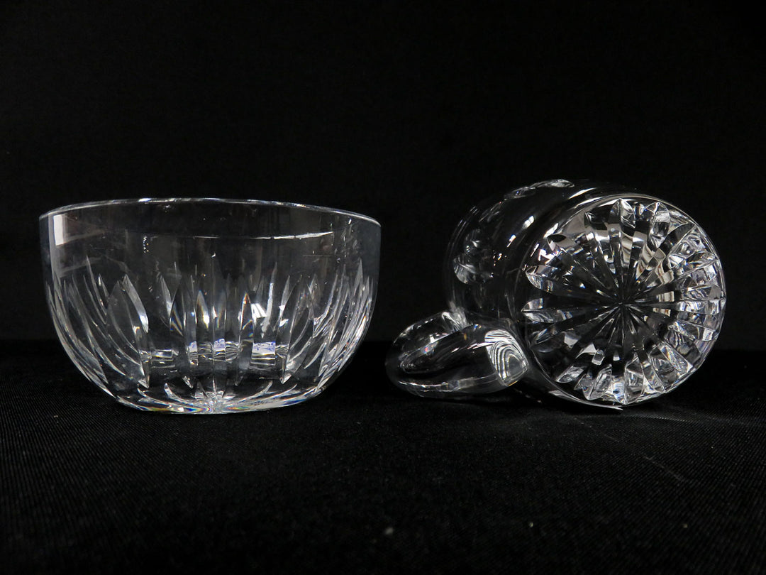 Cut Crystal Cream & Sugar