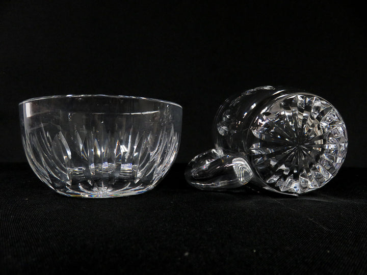 Cut Crystal Cream & Sugar