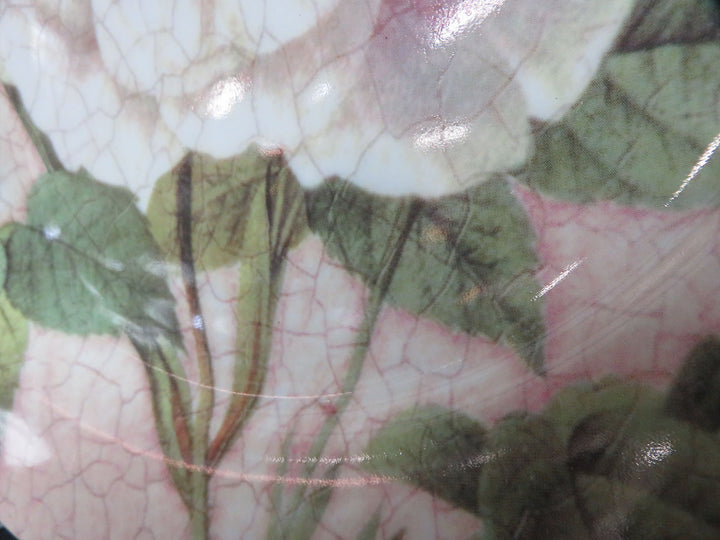 Four Floral Dinner Plates
