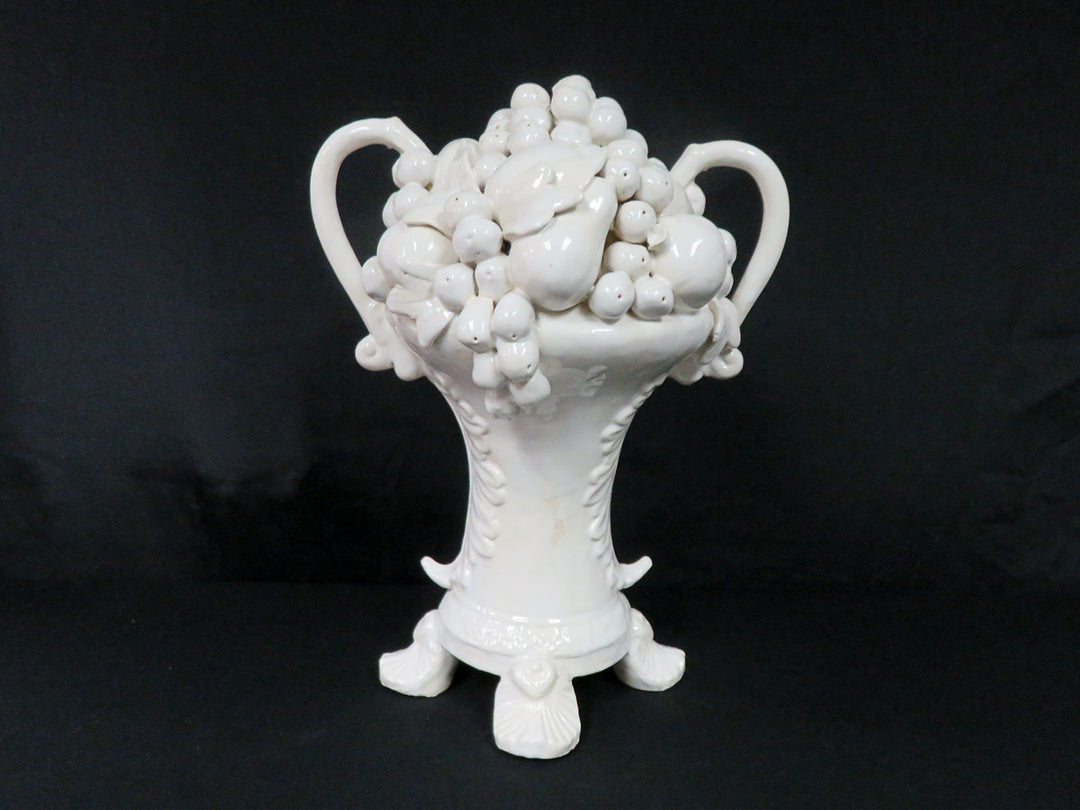 Scultped Fruit in Urn Centerpiece