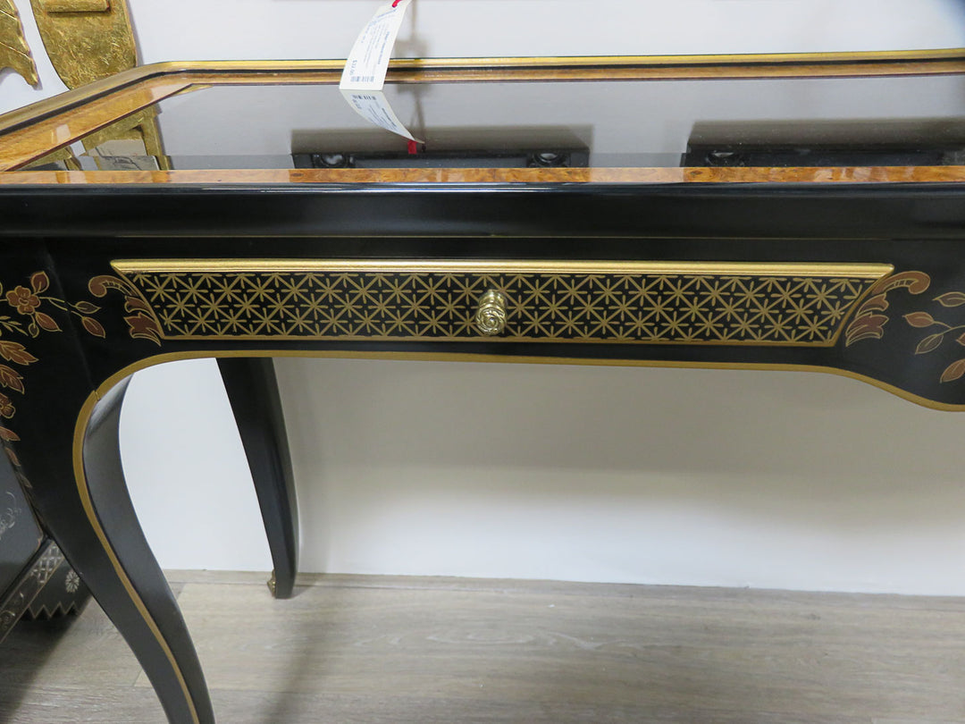 Drexel Heritage Chinoiserie Console Table with Benches