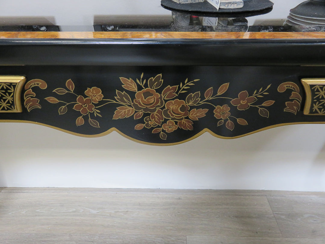 Drexel Heritage Chinoiserie Console Table with Benches